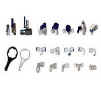 Ro Filter Parts - Metal & Plastic, Various Sizes, White Color, 100 Psi Pressure Rating | Durable, Easy Fit, Long Life, Impeccable Finish