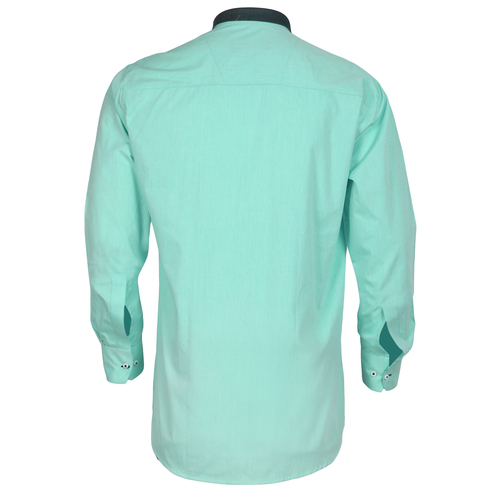 Shirts - Cotton Twill, Regular Sizes S-XXL, Light Blue, Full Sleeves, Plain Pattern | No Fade, Dry Clean Only, Ideal for Formal Events