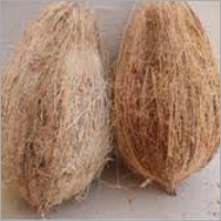 Brown Semi Husked Coconut
