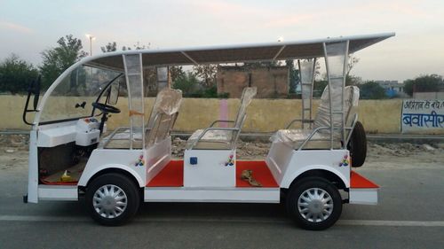 Eco-Friendly Lithium-Ion 120x80x100 Inches Vehicle - AC Motor, 60 Mile Range, 8 Passenger Seating, Quiet Operation