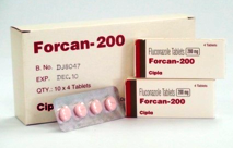 Forcan-200 - Fluconazole 200 Mg Tablet | Effective Fungal Infection Treatment, Contains Four Tablets Per Strip