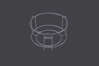 Waste Bin Holder - Stainless Steel | Versatile Design, Multiple Sizes, Durable Shine & Strength