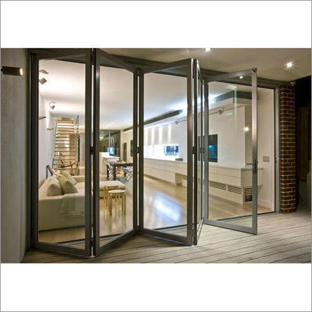 Modular Aluminum Door - Aluminum, Variable Dimensions, Powder Coated | Durable, Stylish, Energy Efficient, Tempered Glass, Customizable