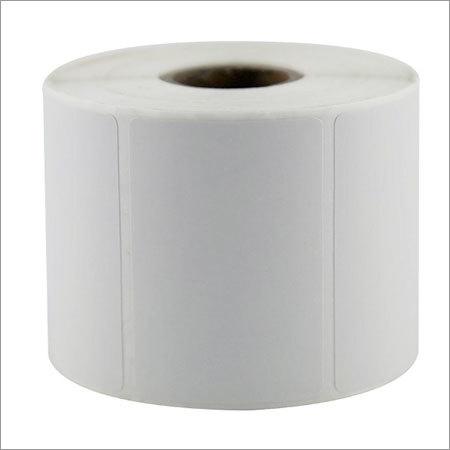 White Plain Barcode Label Roll