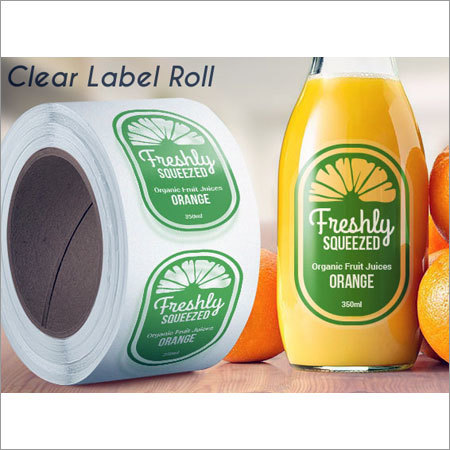 Clear Label Roll