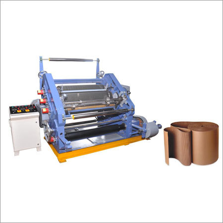 Oblique Type Single Profile Paper Corrugating Machine By VIJAY MARUTI PRINT PACK MACHINERIES