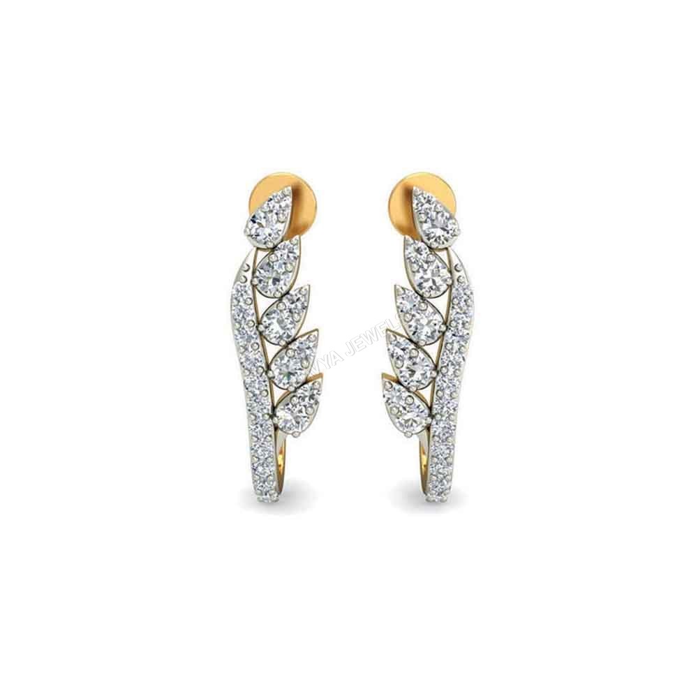 Ladies Modern Diamond Earring
