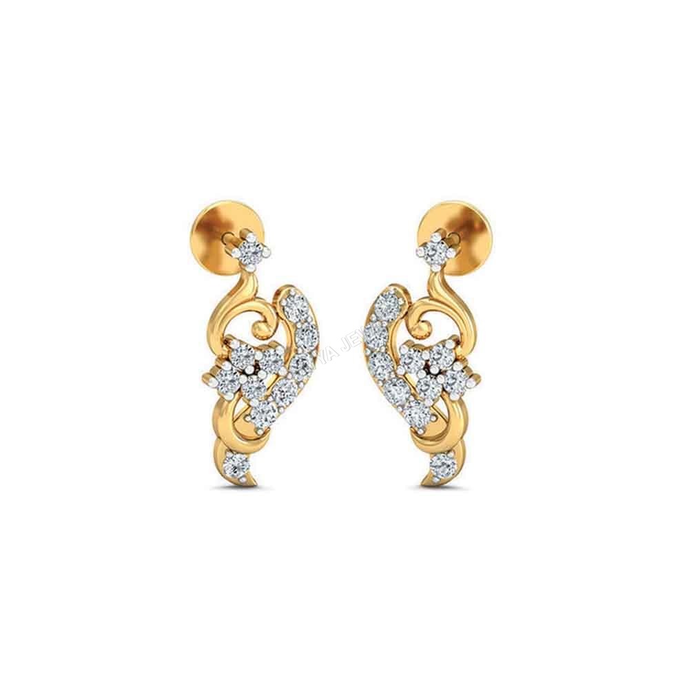 Ladies Stylish Diamond Earrings