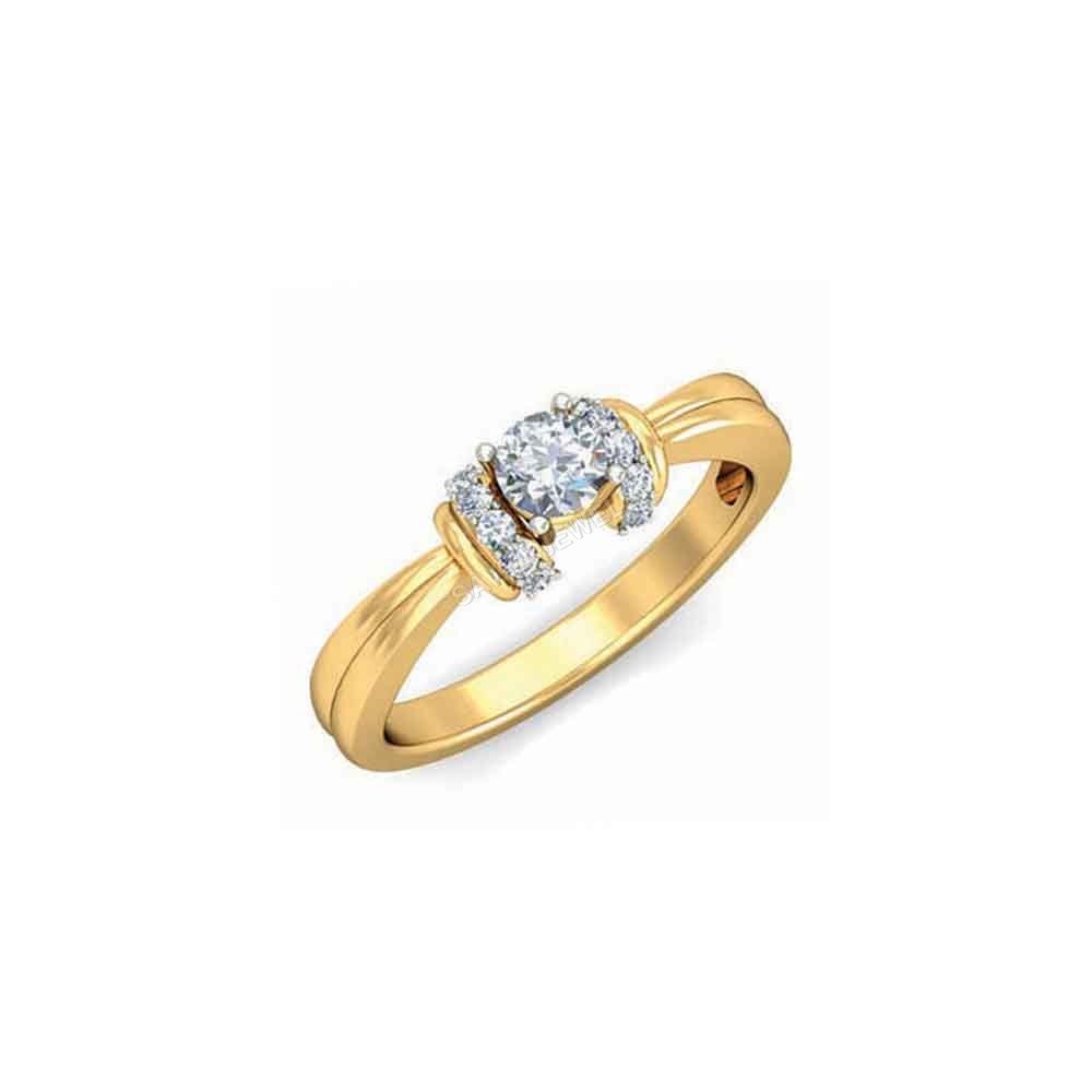 Ladies Polished Diamond Rings