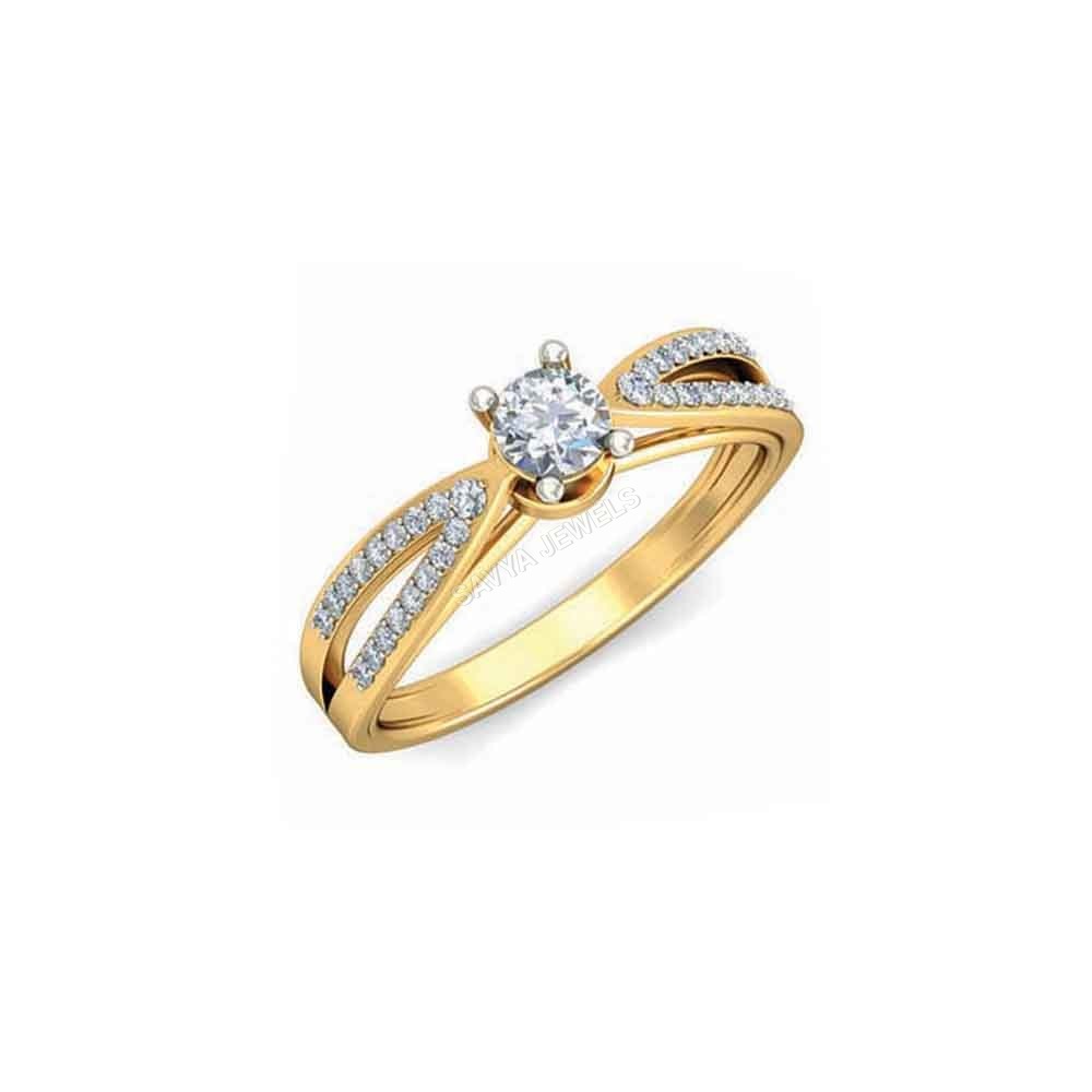 Ladies Trendy Diamond Ring