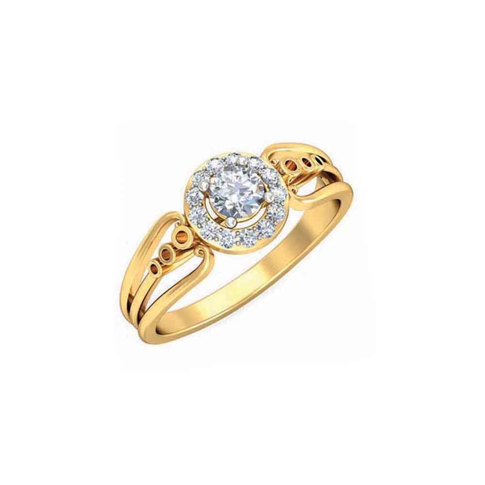 Ladies Gold Engagement Ring