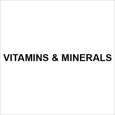 VITAMINS & MINERALS
