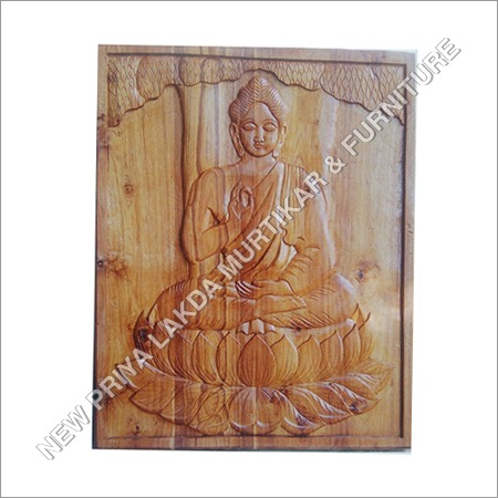 Teak Wooden Buddha Statue