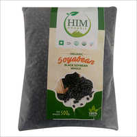 Black Soybean Whole - Organic, Black, 500g Pouch | High Protein, Rich Antioxidants, Good Source Fiber