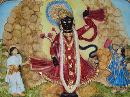 Golden Shrinathji Wall Painting
