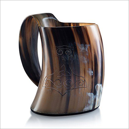 Buffalo Horn Beer Mug