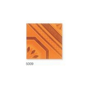 300 x 300 Wooden Ceramic Floor Tiles - 8 mm Thickness, Orange | Glossy Finish, Durable, Water And Scratch Resistant