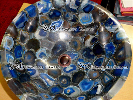 Blue Agate Round Sink
