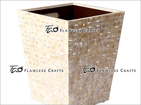 Moon Shell Pote - Seashell, 10x10x15 Inches, Off-White | Elegant Design, Durable Material, Matte Finish, Unique Texture, Versatile Use