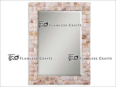River Shell Mirror Frame