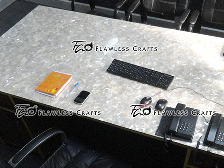 White Mop Office Table