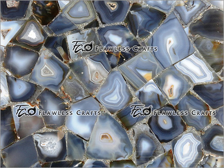 Gray Agate Edgecut