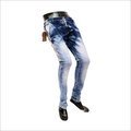 Blue Mens Shaded Jeans