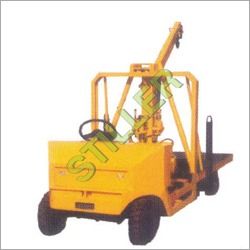 Diesel Operated Platform Truck With Crane