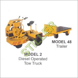 Diesel Operated Tow Truck With Trailer