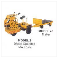 Diesel Operated Tow Truck With Trailer