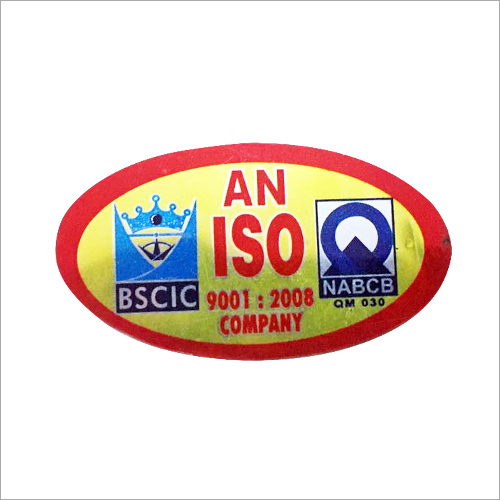 3D Oval Sticker
