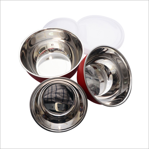 Microwave Safe Steel Bowl Set
