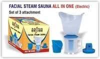 Portable Facial Steam Sauna - Plastic Material,  Blue And White Color | Recommended For Children, Correct Body Posture Feature