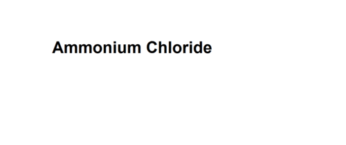 Ammonium Chloride