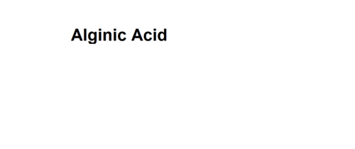Alginic Acid (C6H8O6)N
