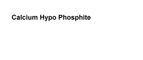 Calcium Hypo Phosphite