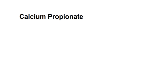 Calcium Propionate C6H10Cao4