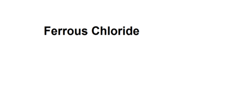 Ferrous Chloride