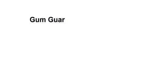 Gum Guar