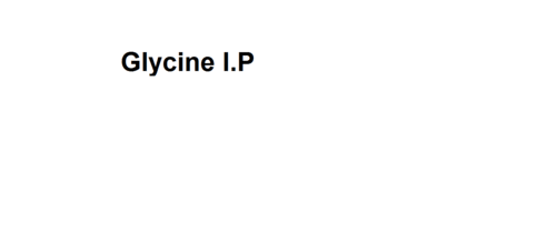 Glycine I.P C2H5No2