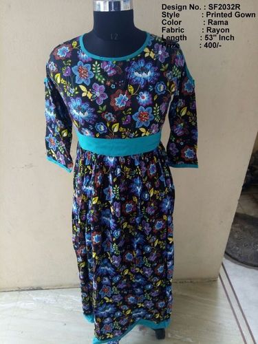 Rama Printed Gown