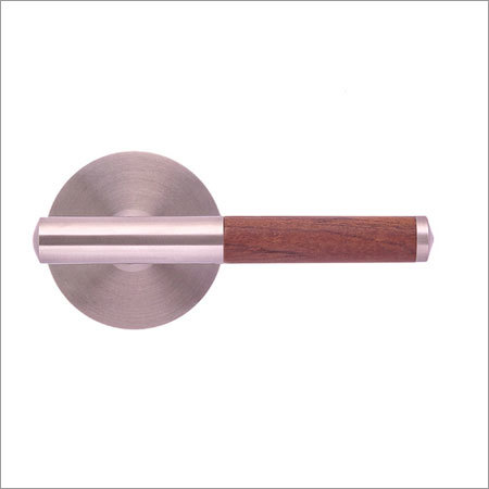 Door Lock Handle - Nickel Metal, 8cm Diameter, Silver-Brown | Secure, Durable, Elegant, Brushed Finish, Easy Installation