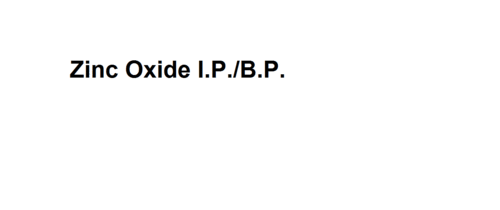 Zinc Oxide I.P./B.P.