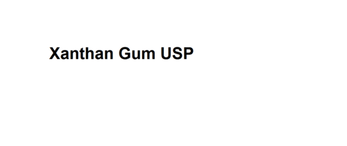Xanthan Gum USP