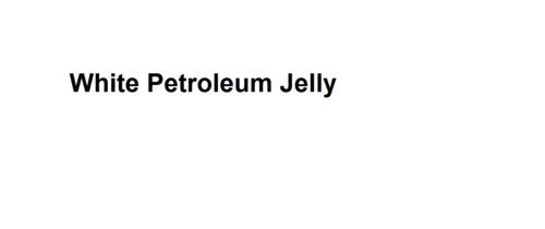 White Petroleum Jelly