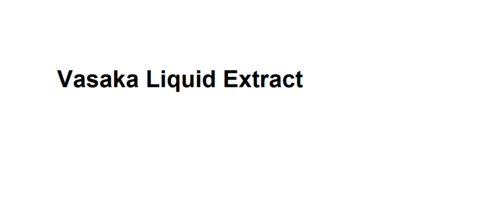 Vasaka Liquid Extract