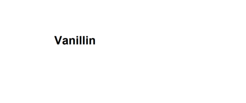 Vanillin
