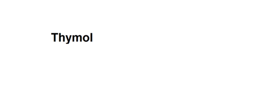 Thymol Boiling Point: 232.9  C