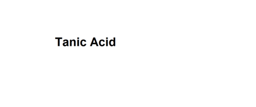 Tanic Acid