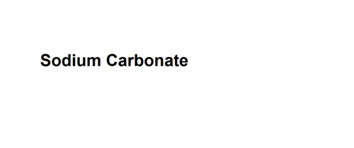 Sodium Carbonate Boiling Point: 1